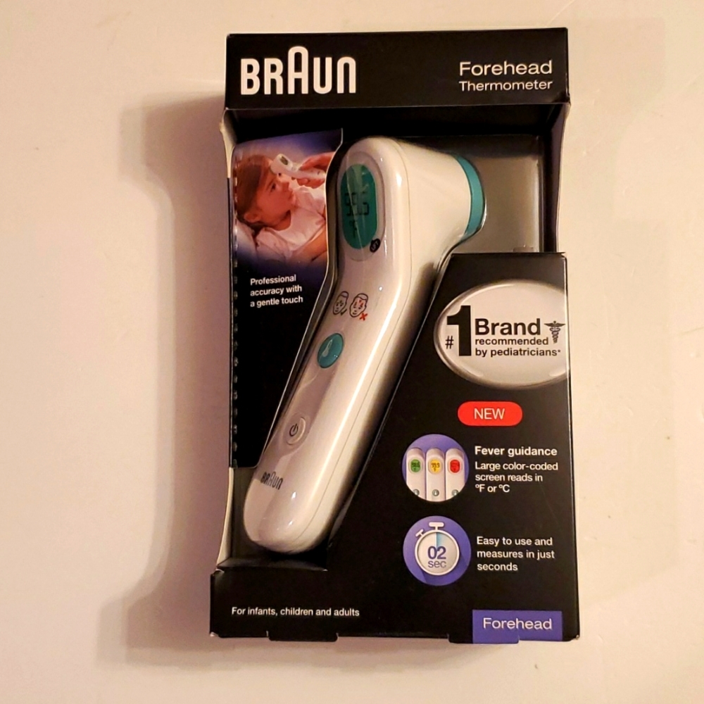 Braun forehead thermometer  new
